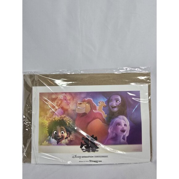 Disney Animation Immersive Experience Print Poster 2023 Lion King Encanto Frozen - Picture 2 of 6